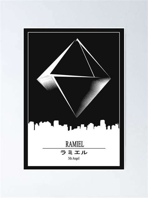 "Ramiel the 5th angel Neon Genesis Evangelion" Poster by TheNobleDuck | Redbubble