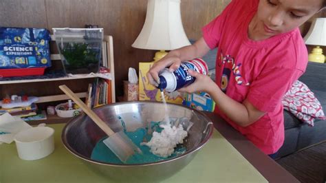 How to Make Fluffy Slime with Glue, Shaving Cream, and Cornstarch - Little Passports