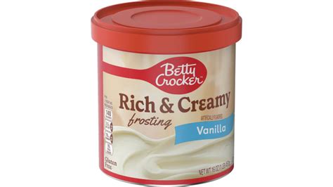 Betty Crocker™ Vanilla Rich & Creamy Frosting - BettyCrocker.com