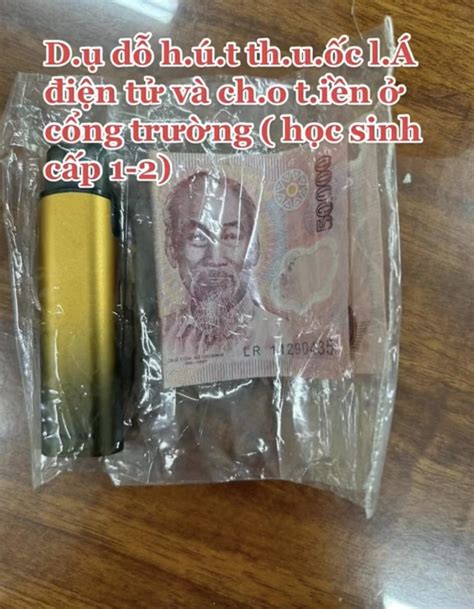 Cảnh báo chiêu trò dụ học sinh hút thuốc lá điện tử cho thêm 50.000 đồng, đã có học sinh thử dùng