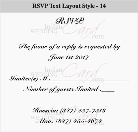 A quick guide to wedding RSVP wording etiquette | Indian Wedding Card's Blog