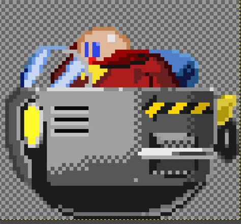 Dr eggman pixel art done :D by TomDa1930Cartoonmofo on DeviantArt