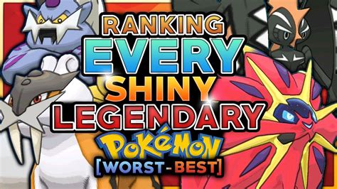 Ranking Every Shiny Legendary Pokemon From Worst To Best - YouTube