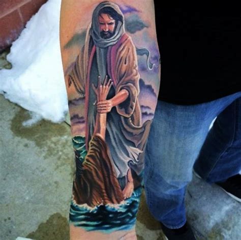 The 110 Best Christian Tattoos for Men | Improb | Christian tattoos, Biblical tattoos, Jesus tattoo