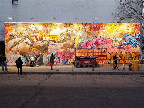 Incredible new mural by PichiAvo on the iconic Houston Bowery Graffiti Wall, New york 2017 ...