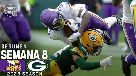 Minnesota Vikings vs. Green Bay Packers | Semana 8 NFL 2023 | NFL ...