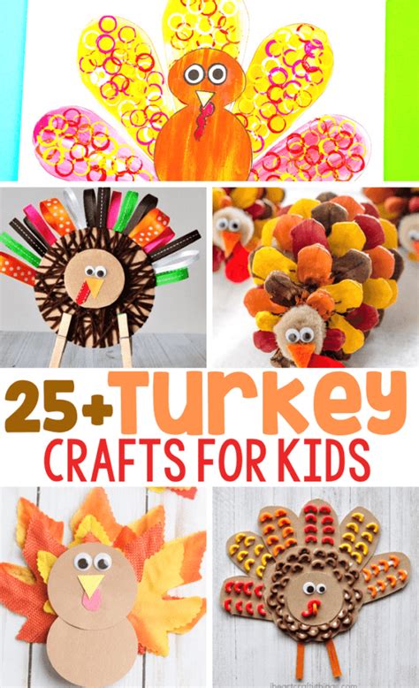 Easy Thanksgiving Turkey Crafts for Kids