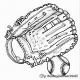 Baseball Glove Coloring Pages  Free & Printable sketch template