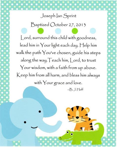 Pin by VT Designs on Christian Children's Art | Baby boy baptism gifts, Prayer for baby, Baptism ...