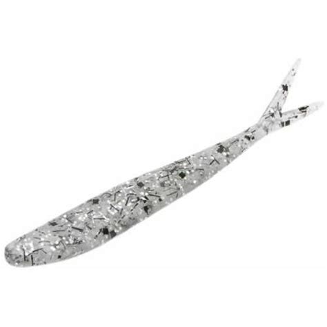 Zoom Bait Fluke Bait, Pack of 10, Clear, Silver, Black - Walmart.com - Walmart.com