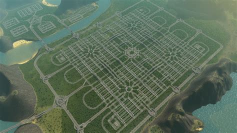 Super Grid Layout (150k) - Cities: Skylines Mod download