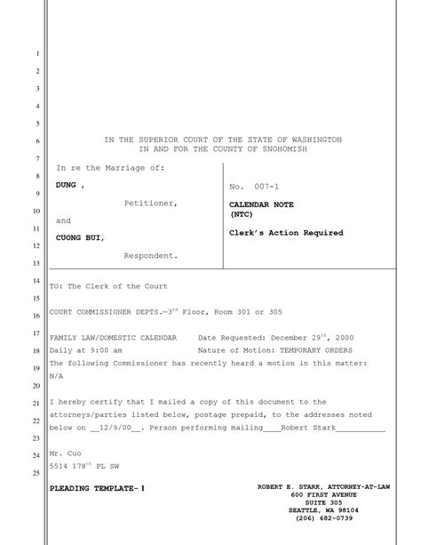 Motion In Limine Template Best Photos Of Example Of Court Motion form Criminal – williamson-ga.us