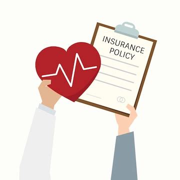 Ilustración de formulario de póliza de seguro de salud | Vector Premium