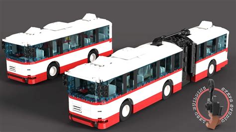 lego bus moc tutorial instructions - YouTube