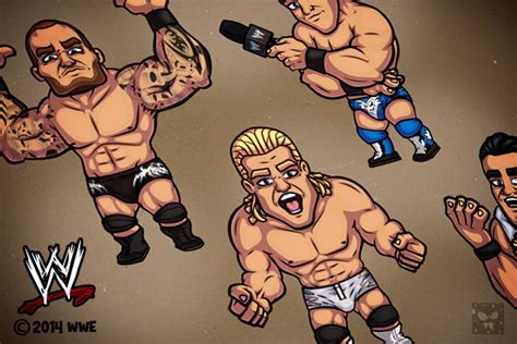 WWE CARTOON CHARACTERS on Behance