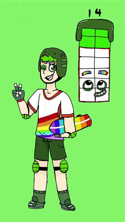 Numberblocks fourteen humanized by sallythepuppet on DeviantArt | Deviantart, Character ...