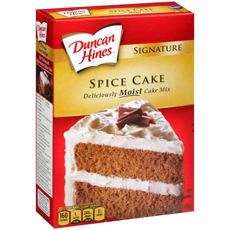 Duncan Hines Signature Spice Deliciously Moist Cake Mix