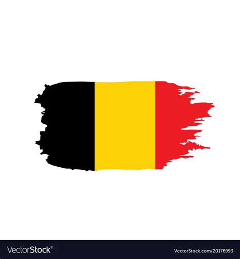 Flag of belgium Royalty Free Vector Image - VectorStock