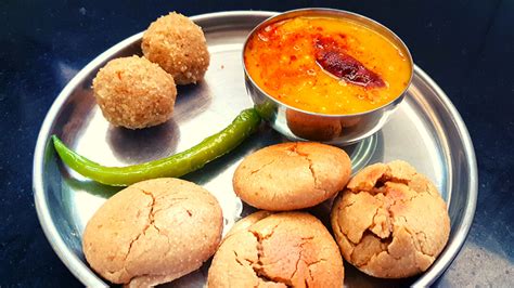 Rajasthani Dal Bati Churma | राजस्थानी दाल बाटी चूरमा | Daal Baati https://www.youtube.com/watch ...