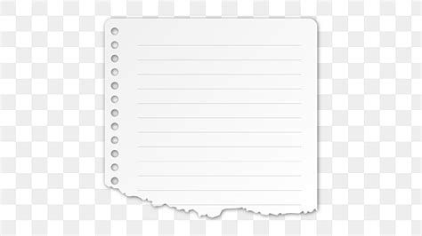 Torn Notebook Paper Hd Transparent, Torn Blank Notebook Paper, Torn, Paper, Blank PNG Image For ...