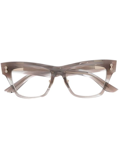 Akoni rectangle-frame Glasses - Farfetch