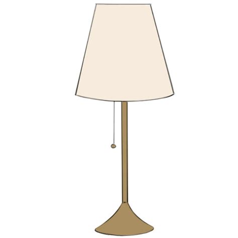 How to Draw a Lamp - Easy Drawing Art