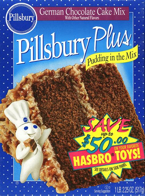 1994 Pillsbury Plus Cake Mix - 3DJoes