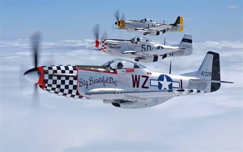 North American P-51 Mustang Wallpaper HD Download