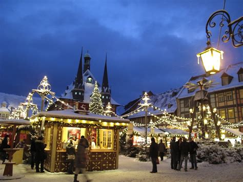 Wernigerode (Sachsen-Anhalt) - X-mas market / Weihnachtsmarkt / Marché ...