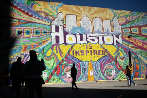 Best Houston murals downtown: Houston is Inspired, George Floyd