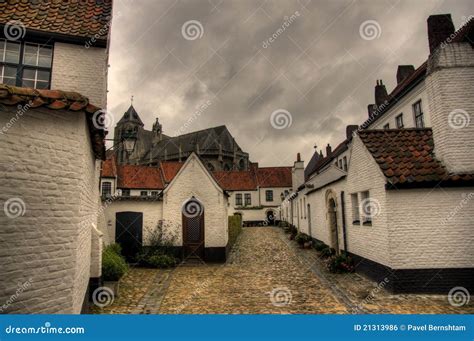 Kortrijk town in belgium stock photo. Image of towers - 21313986