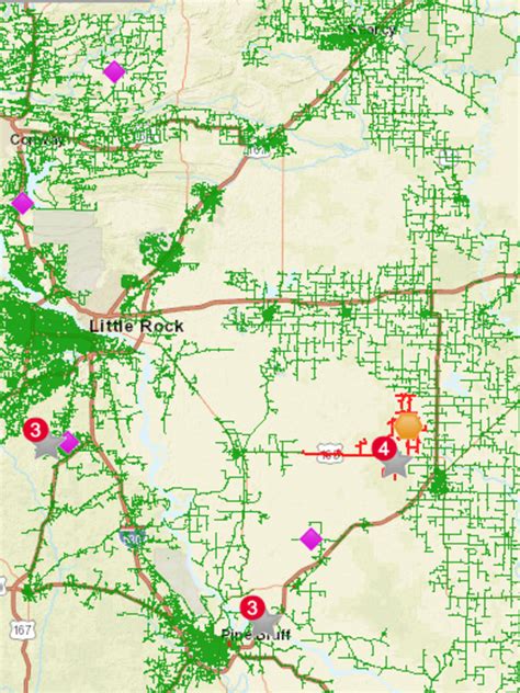 South Central Power Outage Map – Map Of The Usa With State Names