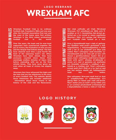 Wrexham | REBRAND on Behance