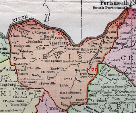 Lewis County Ky Map