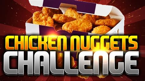 CHICKEN NUGGET CHALLENGE!!! - YouTube