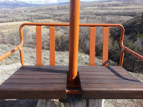 Antique Ski Lift Chair Swing. FREE SHIPPING.