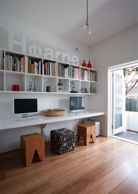 Love the desk with the bookshelves above. Murphy Bed Diy, Murphy Bed Plans, Home Office Design ...