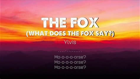 Ylvis - The Fox (What Does The Fox Say?) [Lyrics + Vietsub] - YouTube