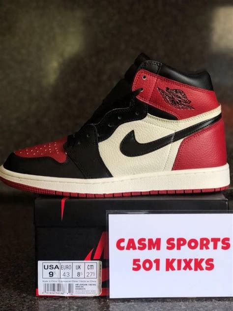 Air Jordan Retro 1 High Bred Toe | Kixify Marketplace