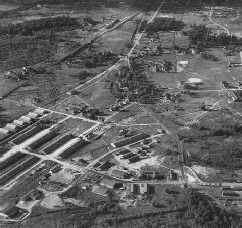 Fort Knox military base, Fort Knox, Kentucky, 1935. Aerial view of ...