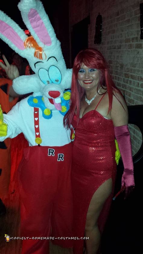 Jessica and Roger Rabbit Couple Costume