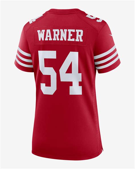 NFL San Francisco 49ers (Fred Warner) Women's Game Football Jersey ...