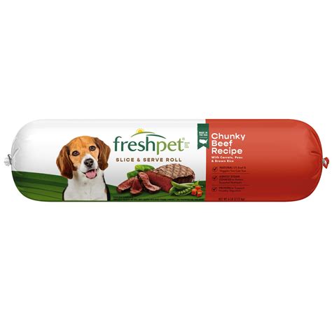 Freshpet Healthy & Natural Dog Food, Fresh Beef Roll, 6lb - Walmart.com