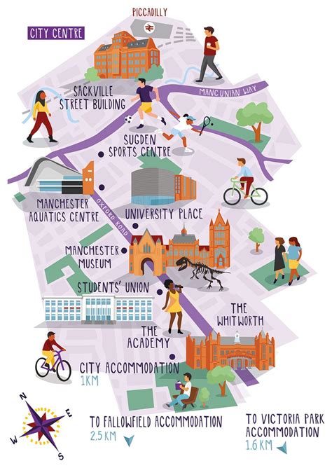 Manchester oxford road map | Infografik, Schottland, Projekte