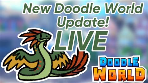 New Doodle World Update! Misprints, Skins & Tints! Roblox Doodle World LIVE - YouTube