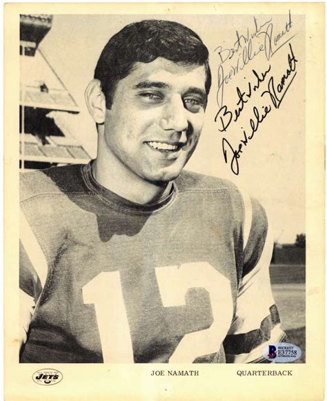 Lot Detail - Joe Namath Vintage Signed 8" x 10" Jets Promo Photograph w/ Rare "Joe Willie Namath ...