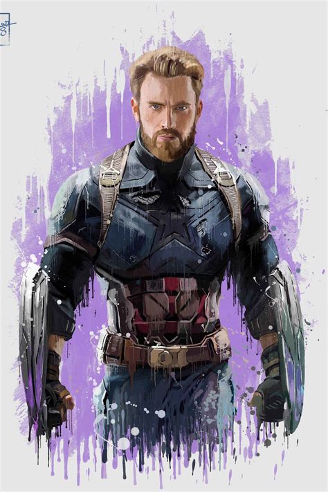 Captain America Infinity War Blue Wallpapers - Wallpaper Cave