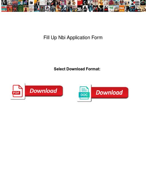 Fillable Online Fill Up Nbi Application Form. Fill Up Nbi Application Form yellow Fax Email ...