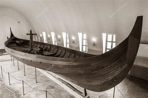 Old Viking Ship Stock Photo by ©nstanev 80510594