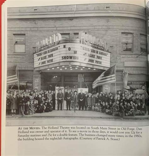 Holland Theater, Old Forge, PA circa 1941 - Cinema Treasures